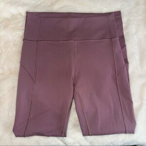 Lululemon Mauve 7/8 Leggings
